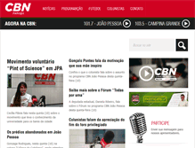 Tablet Screenshot of cbnjoaopessoa.com.br